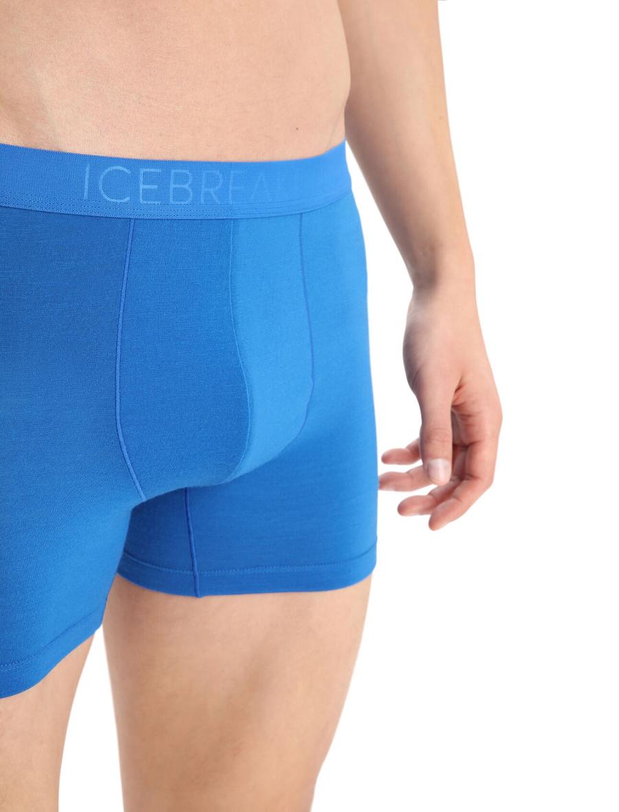 Lazurite Men's Icebreaker Cool-Lite™ Merino Anatomica Boxers Underwear | USA 1320CTVE